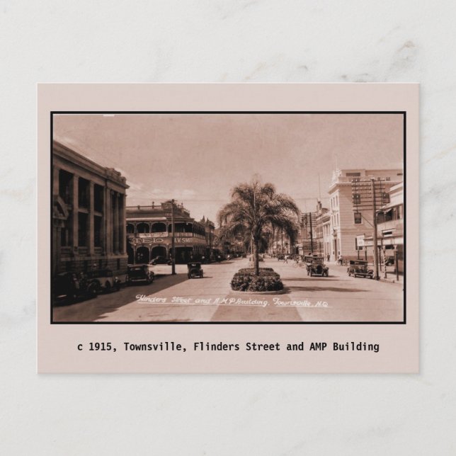 Vintage 1915 Townsville Queensland Postcard (Front)