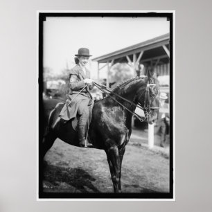 Vintage 1916 Horse Show Photo Poster