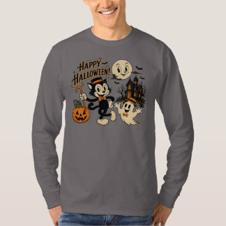 vintage 1920 Halloween cartoons art T-Shirt