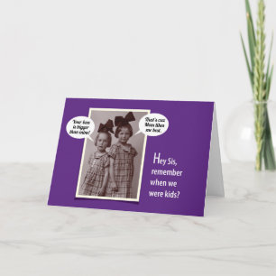 Vintage 1920's Birthday Gift Card Holder For Sis