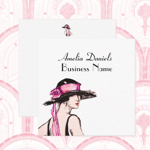Vintage 1920's Fashion Business Card