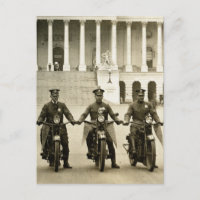 Vintage 1920s Motorcycle Cops