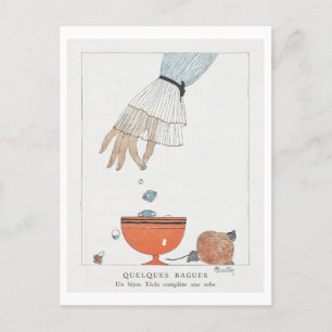 Vintage 1920s Tecla Jewellery Advertisement Postcard