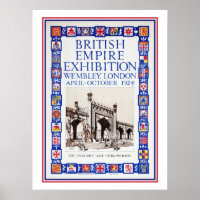 Vintage 1924 British Empire Exhibition advert