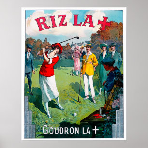 Vintage 1924 Golf Print