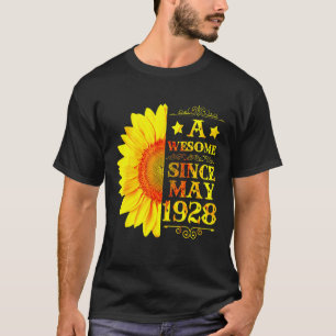 Vintage 1928 94 Years Old May 94th Sunshine Birth T-Shirt