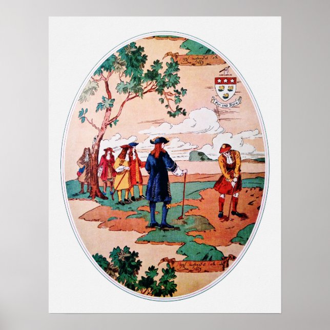 Vintage 1930 Golf Print (Front)