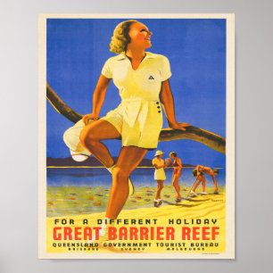 Vintage 1930s Australia Travel Poster