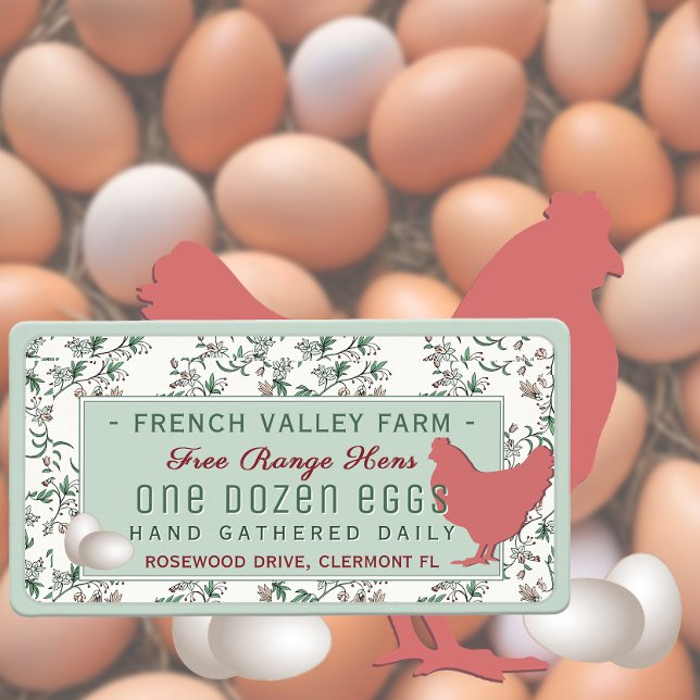 Vintage 1930s Botanical Farm Design Hen Egg Carton (Creator Uploaded)
