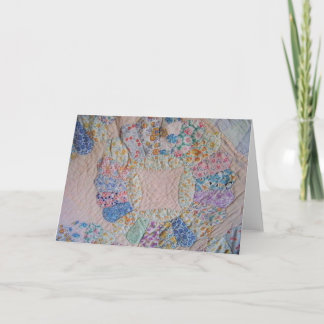 Vintage 1930's Dresden Plate Notecard