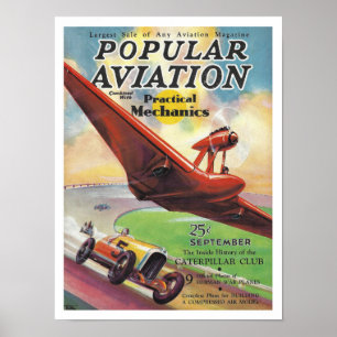VINTAGE 1930s MAGAZINE COVER ILLUSTRATION Poster