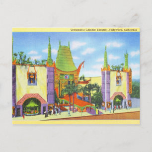 Vintage 1931 Grauman's Chinese Theatre Postcard