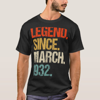 vintage 1932 91st birthday retro 91 years old T-Shirt
