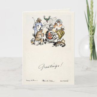 Vintage 1932 Christmas Card | Walt Kuhn Friends