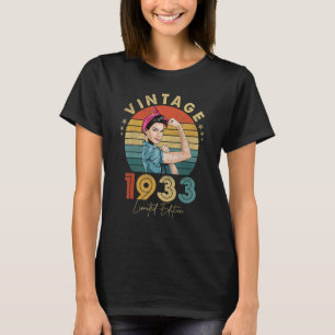 Vintage 1933 Made In 1933 90th Birthday 90 Year O T-Shirt