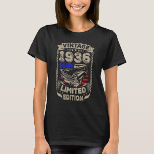 Vintage 1936 86th 86 Years Old Birthday For Gran T-Shirt