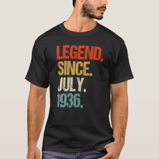 vintage 1936 87th birthday retro 87 years old T-Shirt