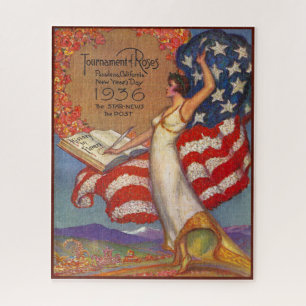 VINTAGE 1936 MAGAZINE COVER JIGSAW PUZZLE
