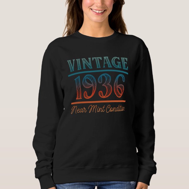 Vintage 1936 Near Mint Condition Sweatshirt (Front)
