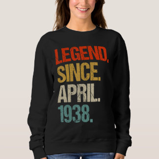 vintage 1938 85th birthday retro 85 years old sweatshirt