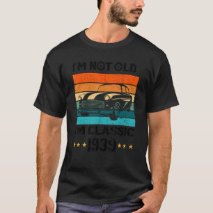 Vintage 1939 Classic Car 83 Years Old 83rd Birthda T-Shirt