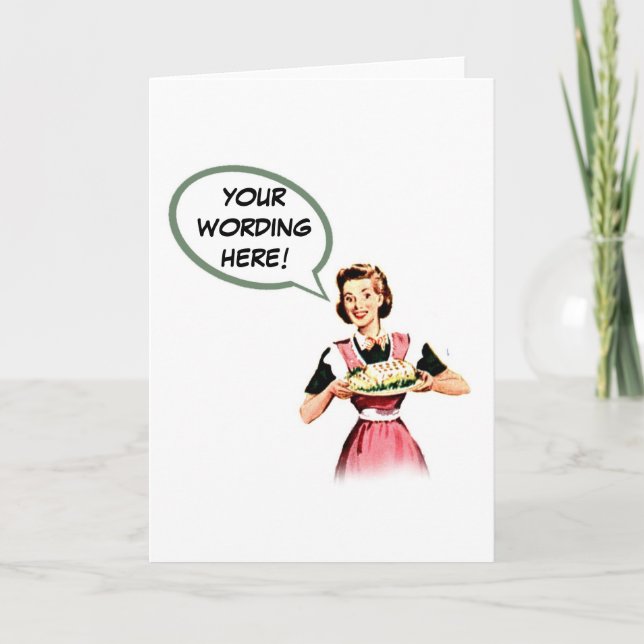 VINTAGE 1940 GREETING CARD 2 ~ CUSTOMIZE! (Front)