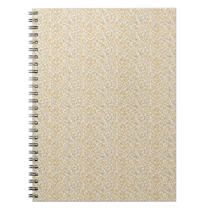 Vintage 1940s Mustard Berry & Leaf Notebook