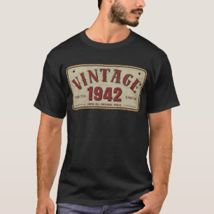 Vintage 1942 Limited Edition All Original Parts T-Shirt
