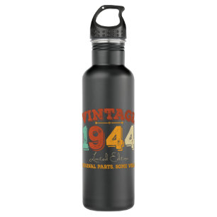 Vintage 1944 Original Parts Funny Birthday Gift 710 Ml Water Bottle