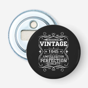 Vintage 1945 80th Birthday Aged To Perfection Bottle Opener
