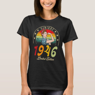 Vintage 1946 1946 76th B Day 76 Years Old T-Shirt