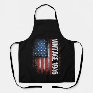 Vintage 1946 80th Birthday Gifts 80 Years Old Amer Apron