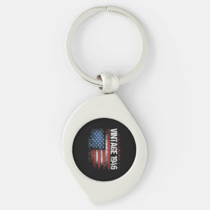 Vintage 1946 80th Birthday Gifts 80 Years Old Amer Key Ring