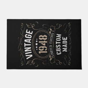 Vintage 1948 Limited Edition Custom made Doormat