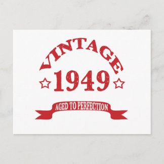 Vintage 1949 Aged to Paerfection Postcard