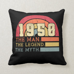 Vintage 1950 Birthday Cushion
