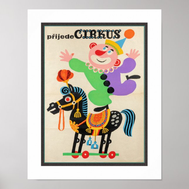 VINTAGE 1950 CIRCUS POSTER (Front)