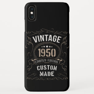 Vintage 1950 Limited Edition Custom made iPhone XS Max Case