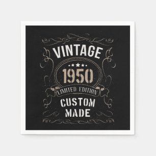 Vintage 1950 Limited Edition Custom made Napkin
