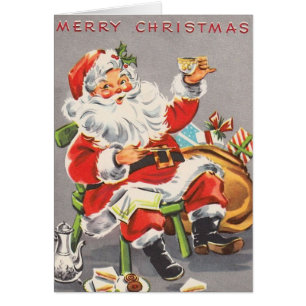Vintage 1950 Santa