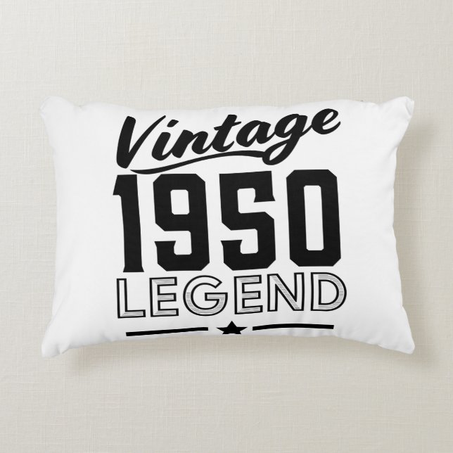 Vintage 1950s accent pillow (Front)