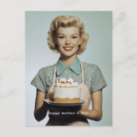 Vintage 1950s Housewife Baking