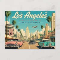 Vintage 1950s Los Angeles Retro Travel