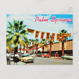 Vintage 1950s Palm Springs Postcard