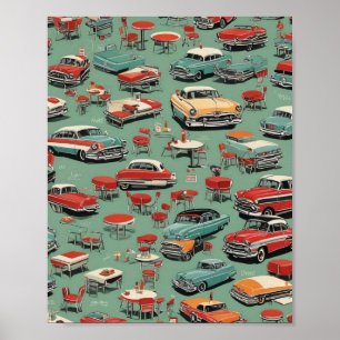 Vintage 1950s poster