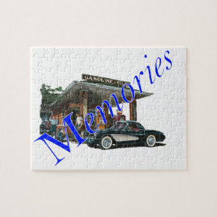 Vintage 1950s Service Station Jigsaw Puzzle