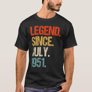 vintage 1951 72nd birthday retro 72 years old T-Shirt