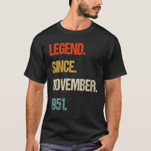 vintage 1951 72nd birthday retro 72 years old T-Shirt
