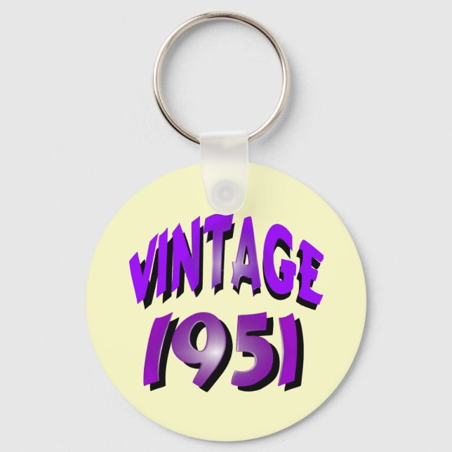 Vintage 1951 key ring (Front)