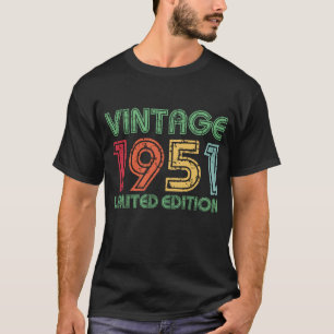 Vintage 1951 Limited Edition 73rd Birthday T-Shirt